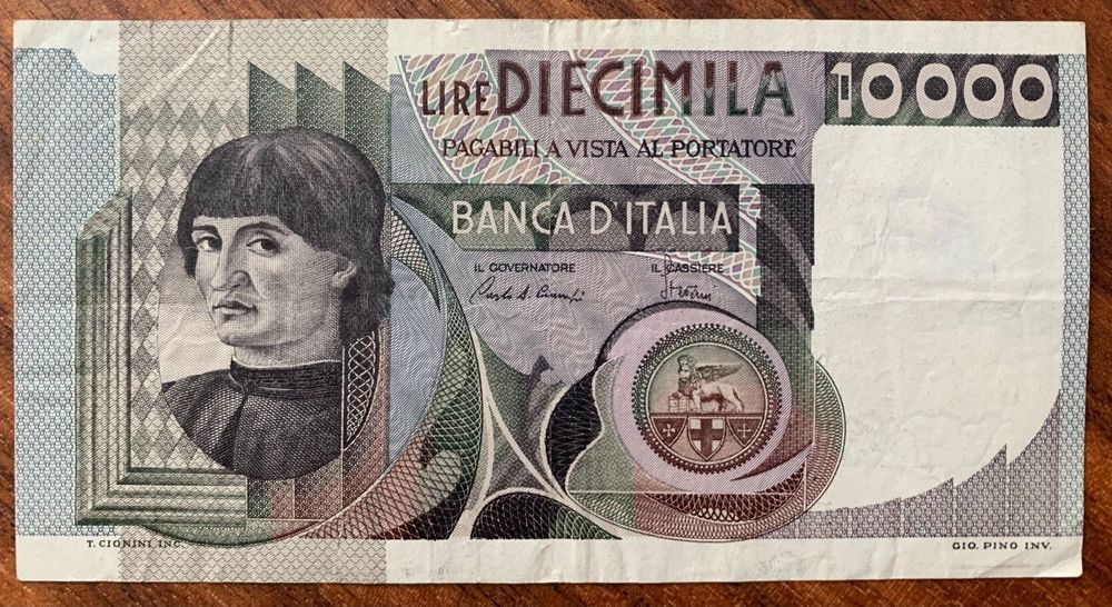 Banknote Italien 10000 Lire 1982 (Gebraucht) in Opfikon für CHF 3.9 ...
