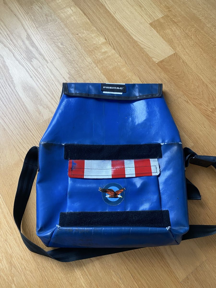 Freitag Sacs: Freitag-Tasche blau-weiss – D'occasion à Winterthur par Frida70 5