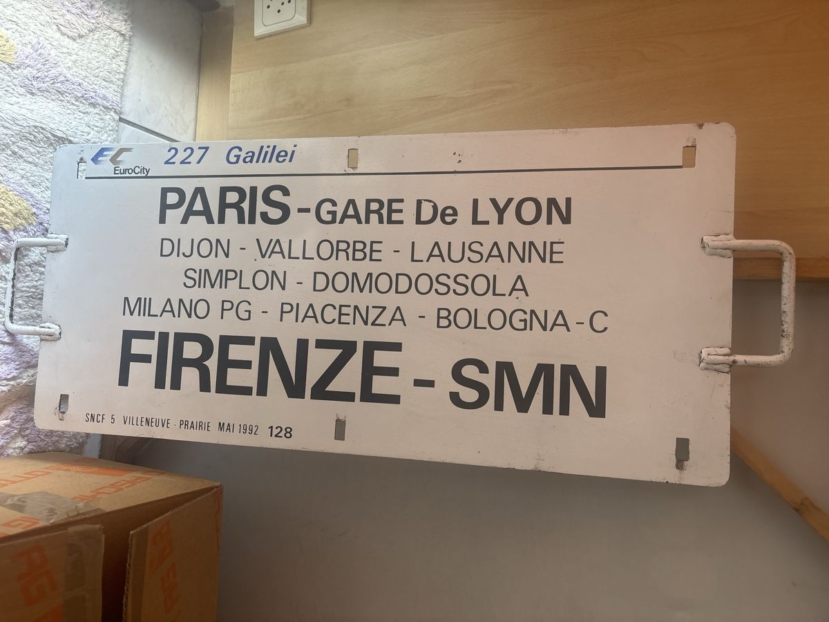 SBB/CFF/FFS Schilder: Grande plaque de train  – Gebraucht aus Orbe von car_8grw 3