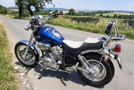 Motorrad Yamaha Virago XV 1100 blau 1997 guter Zustand