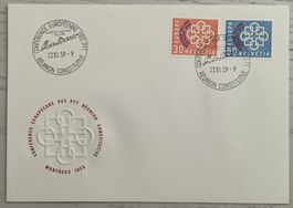 1959 FDC Europ. Konferenz der PTT-Verwaltungen
