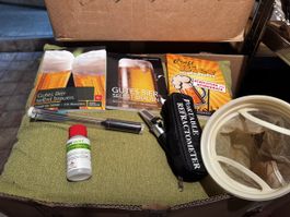 Bierbrau-Set: 27L Sudkessel, Gärfass 30L, Kühler, Flaschen