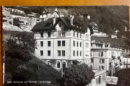 Territet - Le Collège de Collonge - Belle carte ancienne