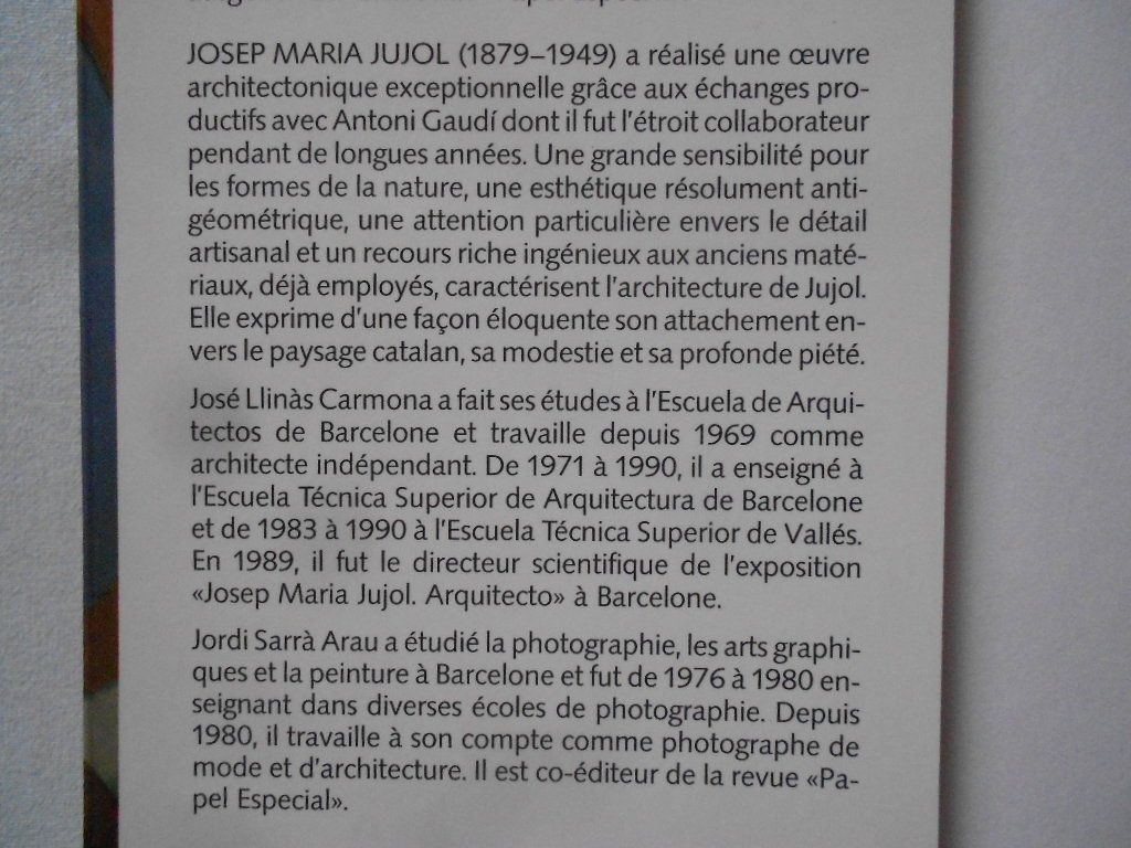 Bücher: Josep Maria Jujol – Gebraucht aus Bex von Giorgiob 1