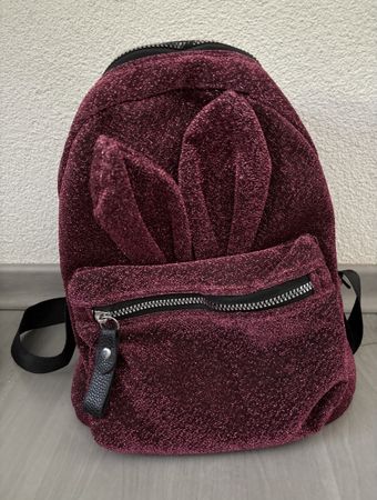 Bordeaux farbener Rucksack