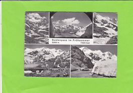 Sustenpass im Frühsommer-Oldtimer