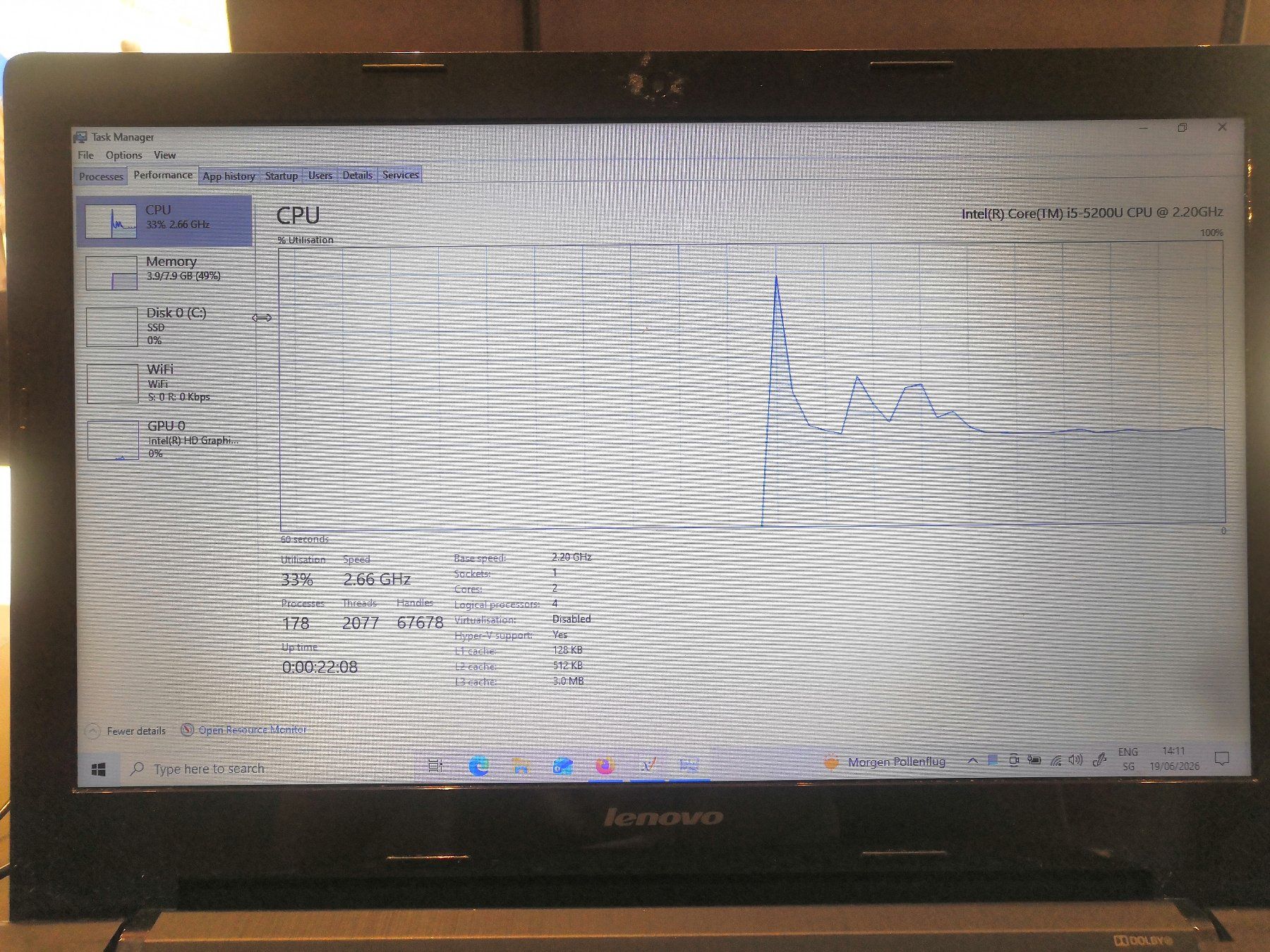 Lenovo Notebook: Laptop Lenovo 15.6 Zoll – Usato da Flawil venduto da rcnkr 5