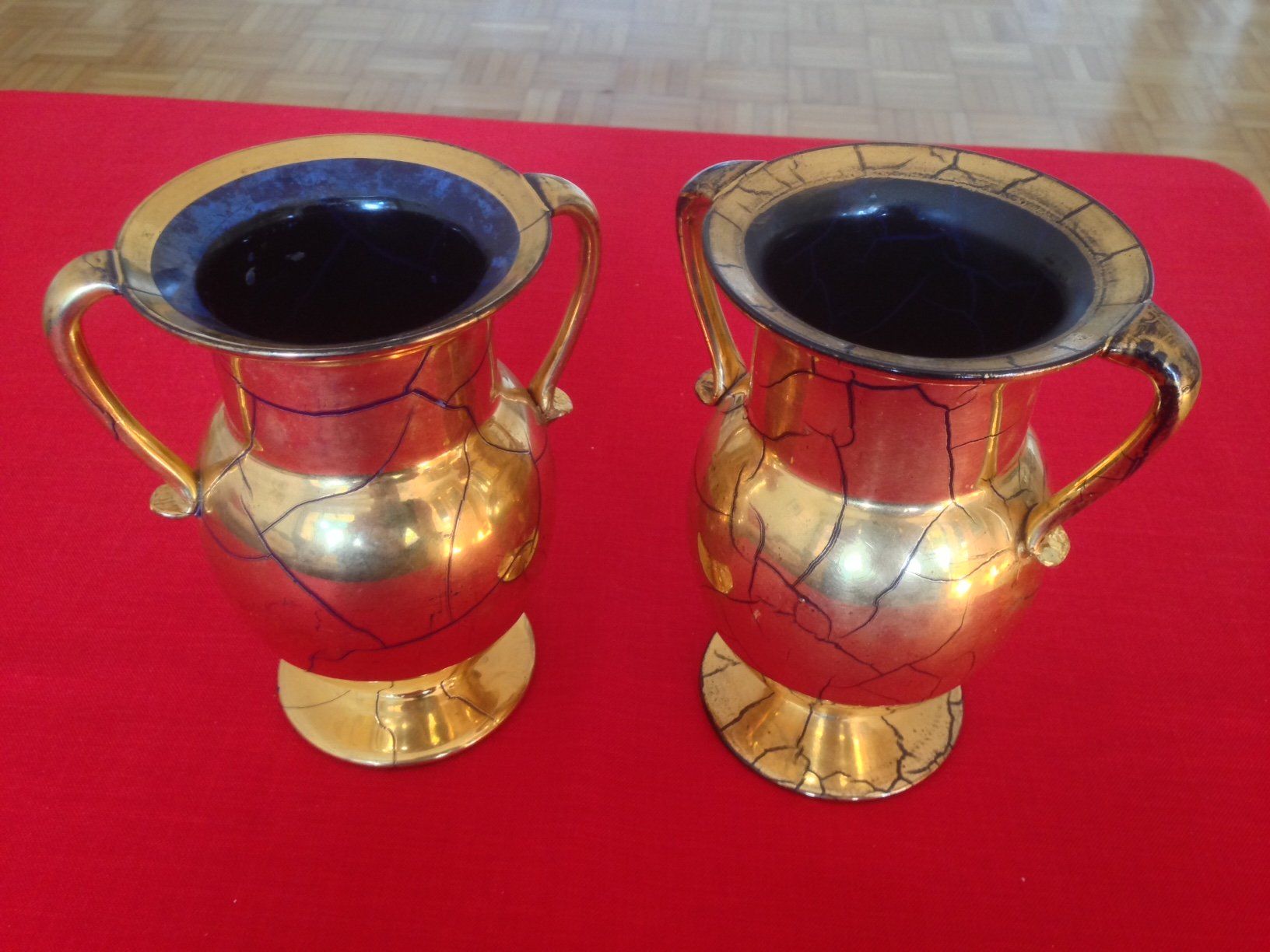 Vasi & Recipienti: 2 Glasvasen St. Prex (Art Deco) – Usato da Reinach BL venduto da Huutch 2