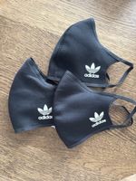 Adidas Masken, 3 Stück, Neu, Ungetragen, Schwarz, Top!