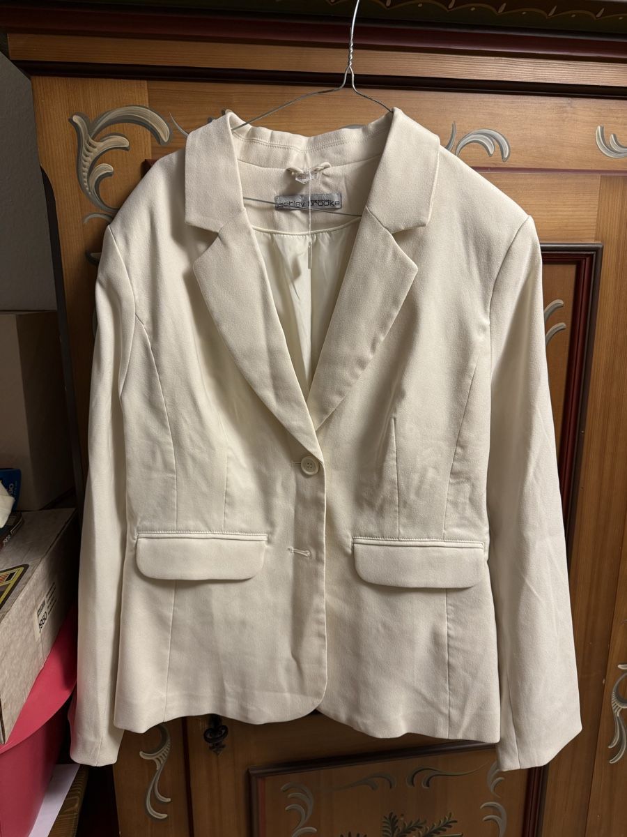 Jacken: Sommer Blazer beige Gr. 42 Ashley Brooke – Gebraucht aus Allschwil von ysc_wt7c 2