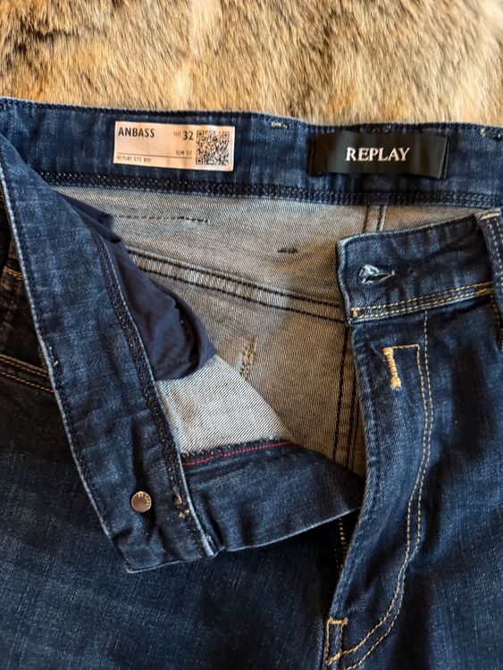 Replay Jeans: Jeans Replay Anbass slim fit – Usato da Zürich venduto da ren_r2dj 3