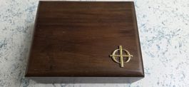 Boîte pour montre Zodiac Astroquartz en bois vintage