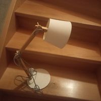 Lampe de bureau articulé en bois