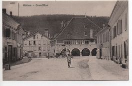 MÔTIERS Grand' Rue - amimée, attelage