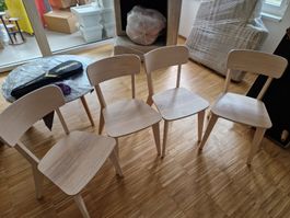 4 Esszimmerstühle Holz 