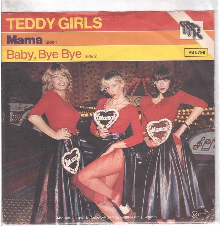 Schallplatten: Teddy Girls  --  Mama  Single7 – Gebraucht aus Rheinau von asteng