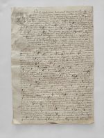 Historische Urkunde Dokument datiert 18. Jahrhundert