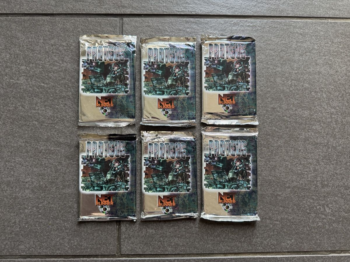 Sammelbilder & Trading cards: Proteus Netrunner Booster 6 Stück – Neu (gemäss Beschreibung) aus Zürich von cENS0R