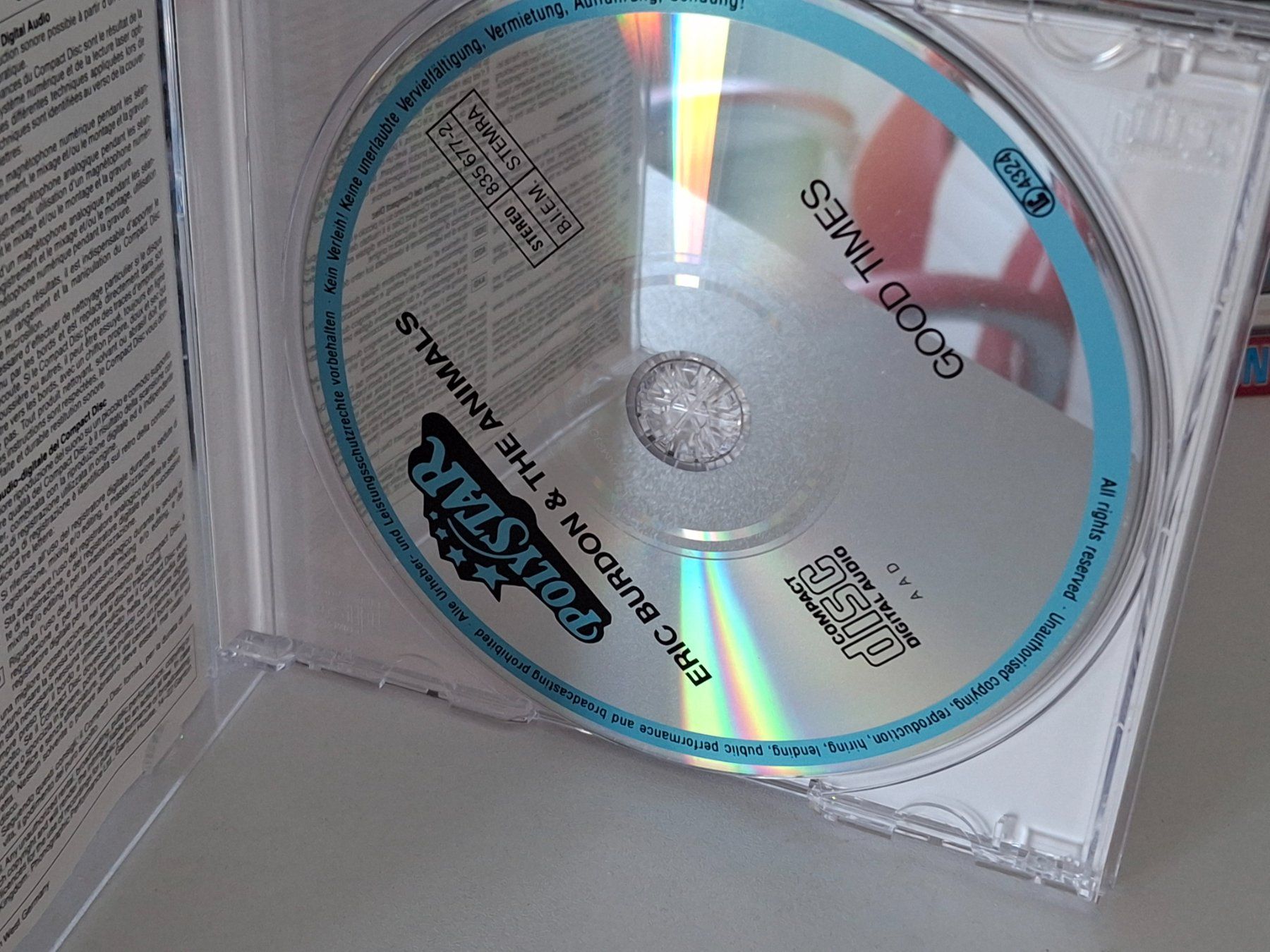 CD: CD Eric Burdon & The Animals - Good Times – Usato da Aarberg venduto da Jackup1 2