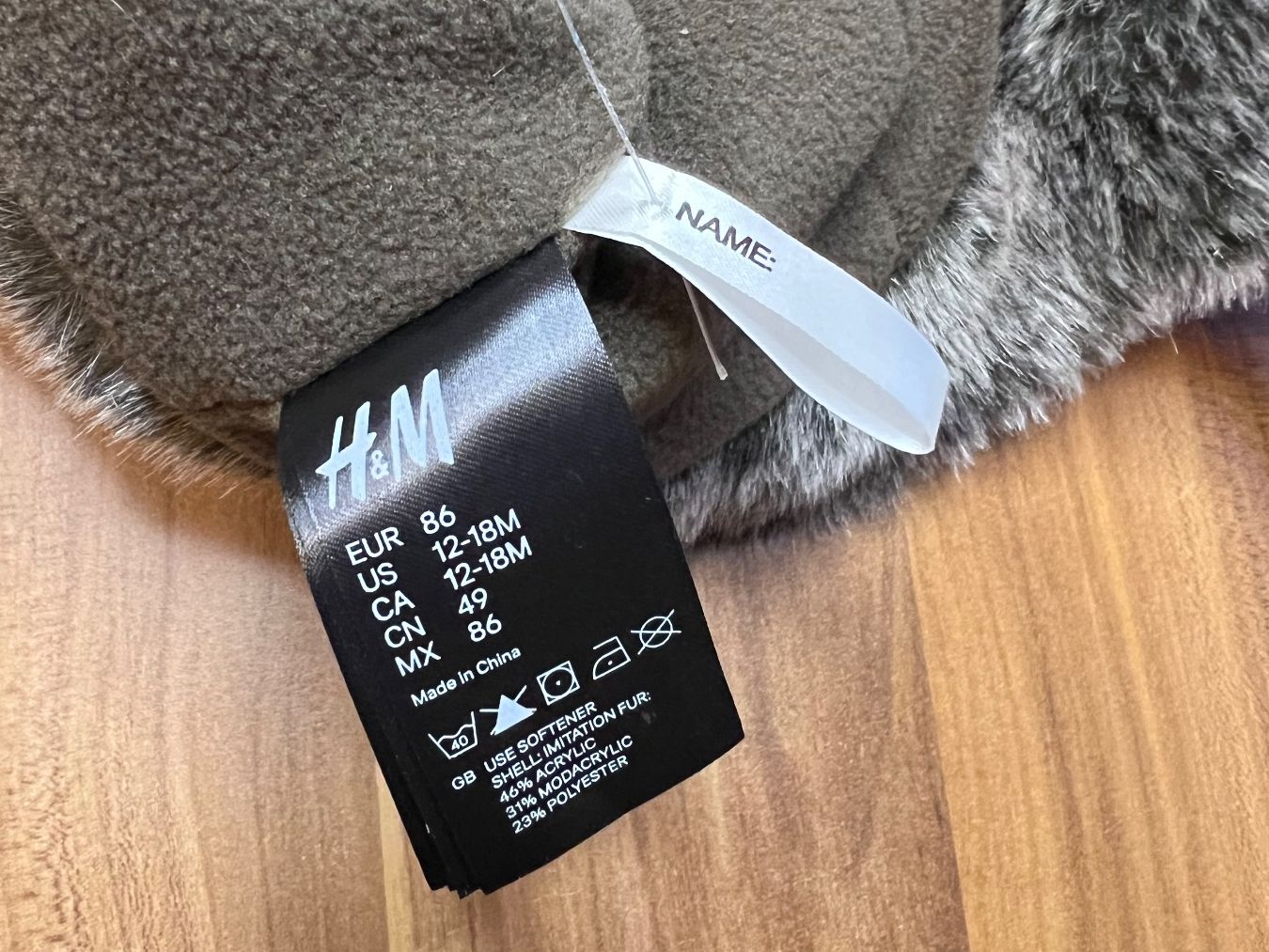 H&M Altro abbigliamento per bambino: MÜTZE H&M KIND GR 86 – Usato da chiasso venduto da Wulli 1