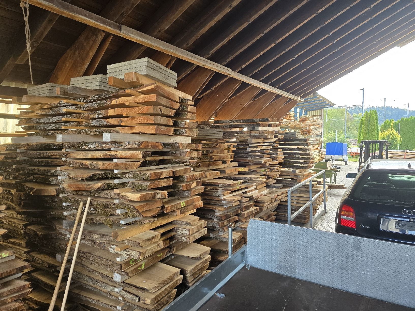 Holzartikel: Laubholz, Nussbaum, Eiche, Ahorn, Kirschbaum, Esche – Neu (gemäss Beschreibung) aus Ramsei von Waelchris 1