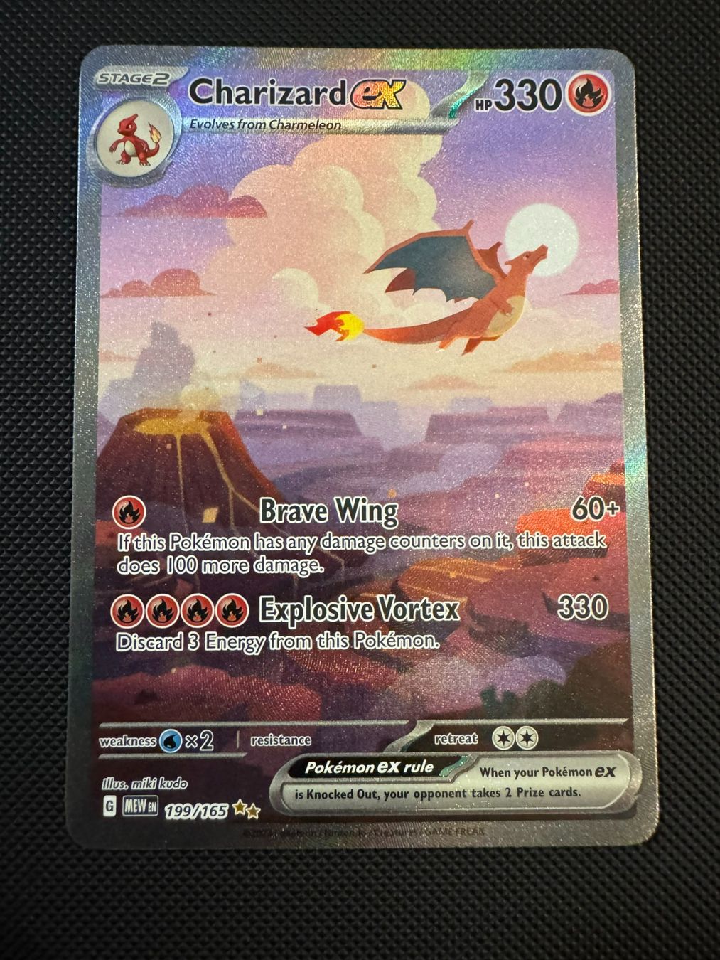 Pokémon Carte collezionabili: Charizard ex EN 199/165 aus dem 151 Set – Usato da Wald ZH venduto da Boltriz
