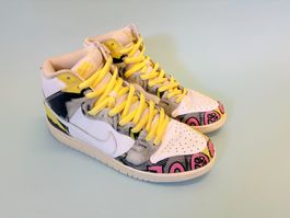 Seltene Nike SB Dunk High 'De La Soul' Gr. 44 White/Firefly
