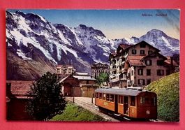 Mürren - Bahnhof - Station - Zahnradbahn