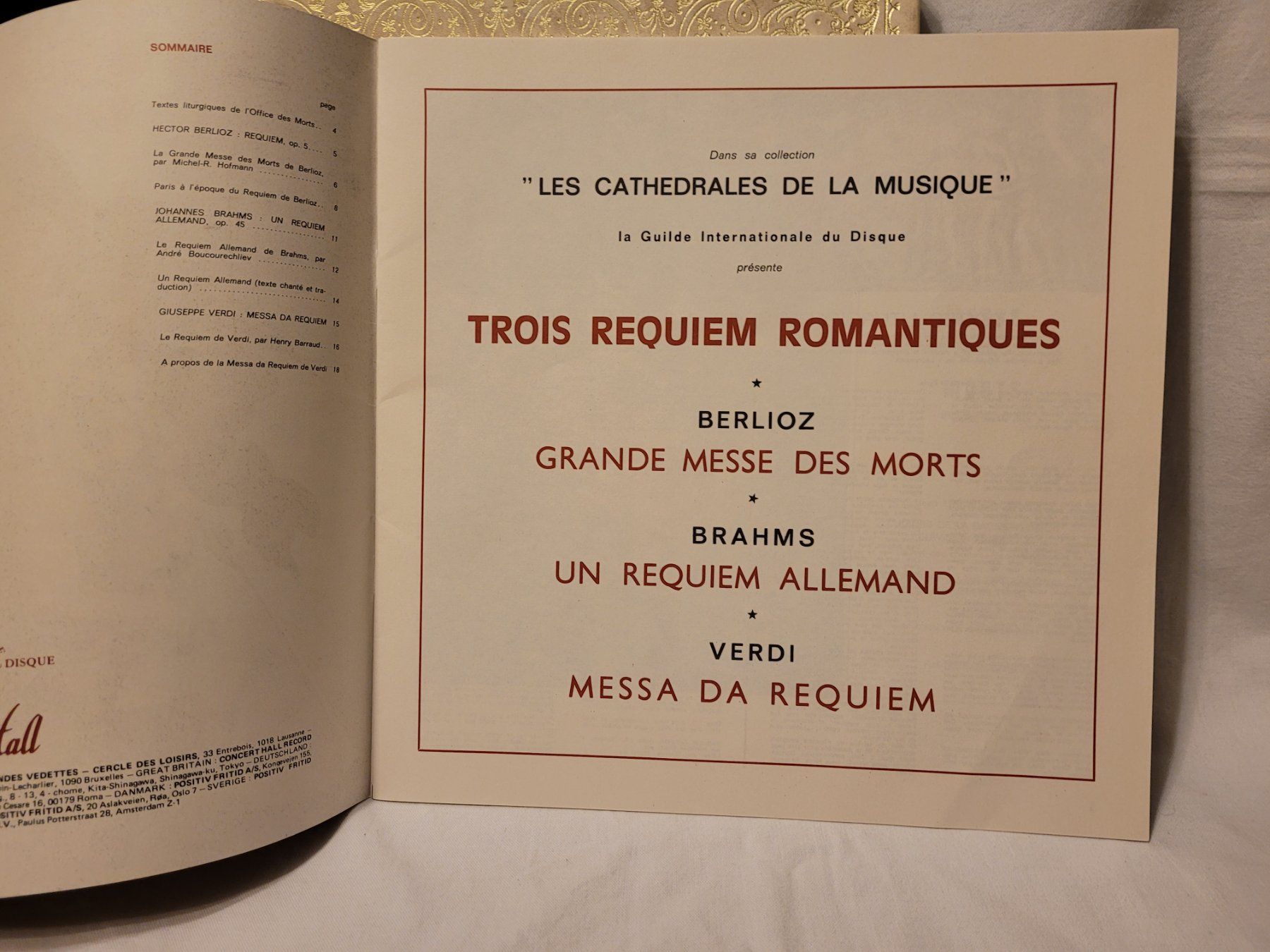 Schallplatten: Coffret Vinyle: Les Cathédrales de la Musique – Gebraucht aus La Chaux-de-Fonds von reu_kx5l 2