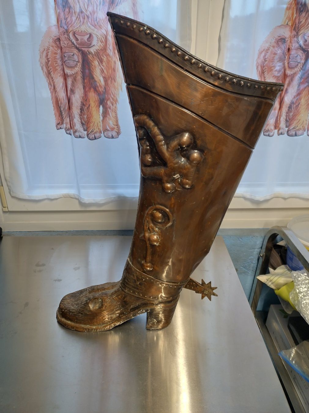 Toutes les décorations: Kupfer Westernstiefel – D'occasion à Altbüron par bestatter12 2