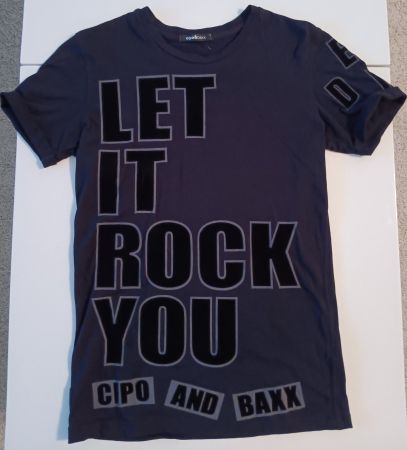 T-Shirt CIPO & BAXX  Gr. S schwarz