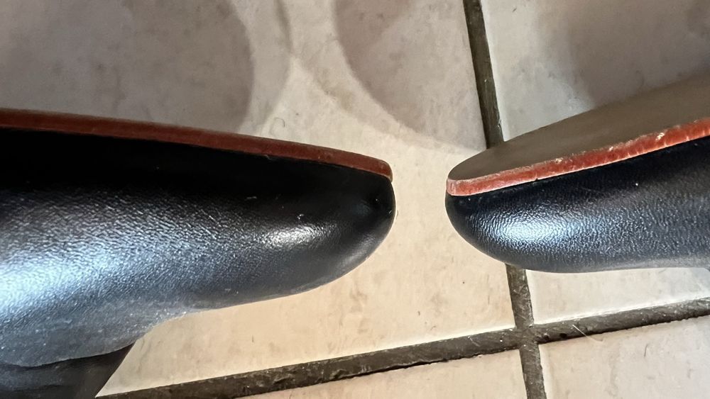Lederstiefel echt Leder Gr. 38 schwarz 3