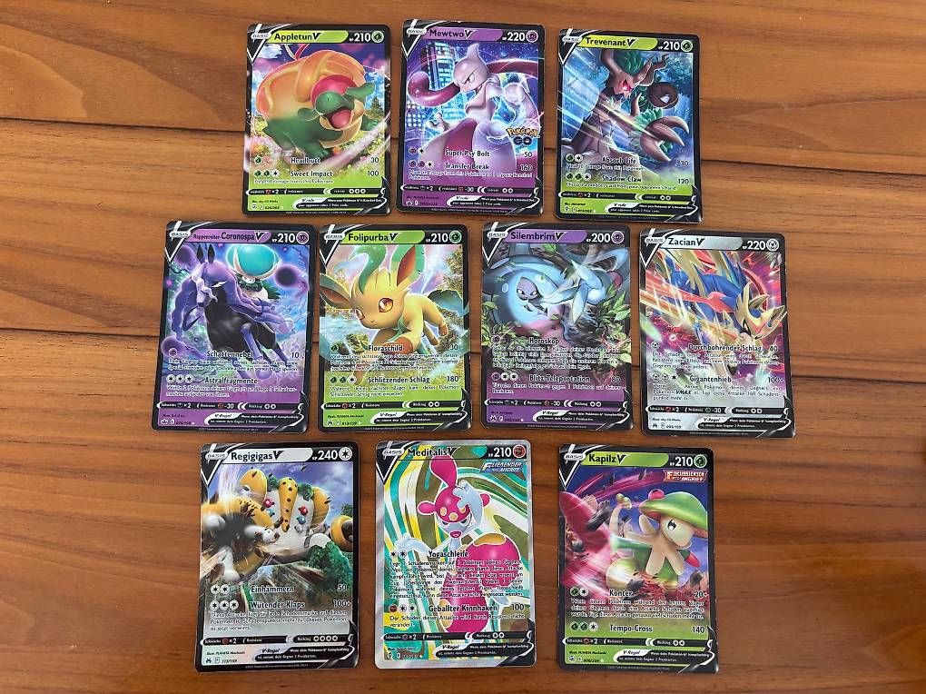 Sammelbilder & Trading cards: Pokémon Karten Set  10x Pokémon V    – Gebraucht aus Küttigen von san_2x92