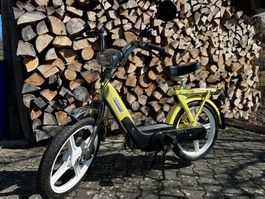 Schickes Piaggio Ciao Töffli Mofa gelb Neuaufbau