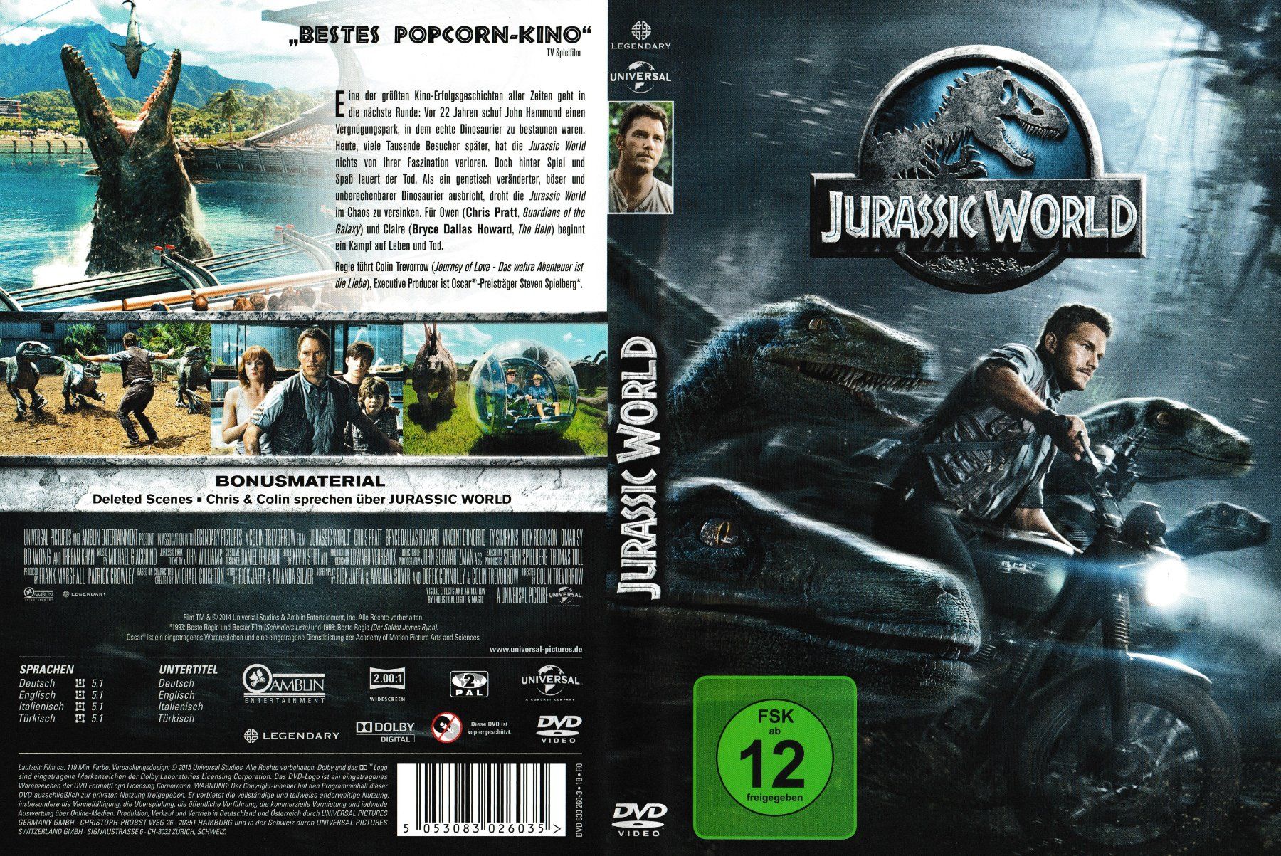 Alle DVDs: DVD - Jurassic World – Gebraucht aus Langnau am Albis von MediaRescuerKeLoX