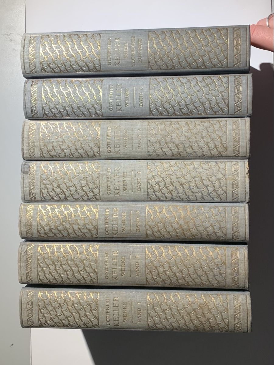 Libri: Gottfried Keller Werke, komplette Sammlung, 7 Bände – Usato da Zollikon venduto da ann_5mwh 1