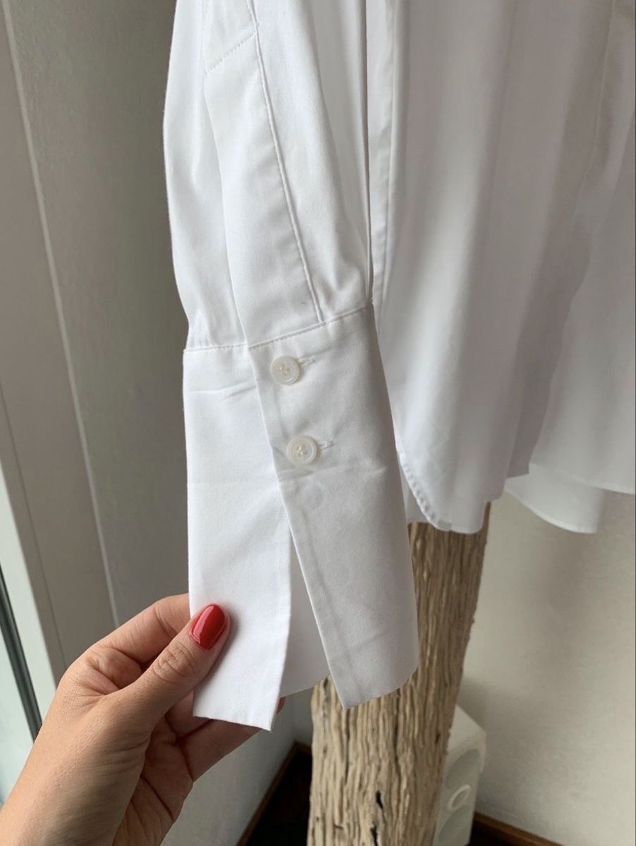 Steffen Schraut Camicette: Steffen Schraut Hemd Bluse Weiss Gr. 36 oversize – Usato da Schaan venduto da Annatina24 3