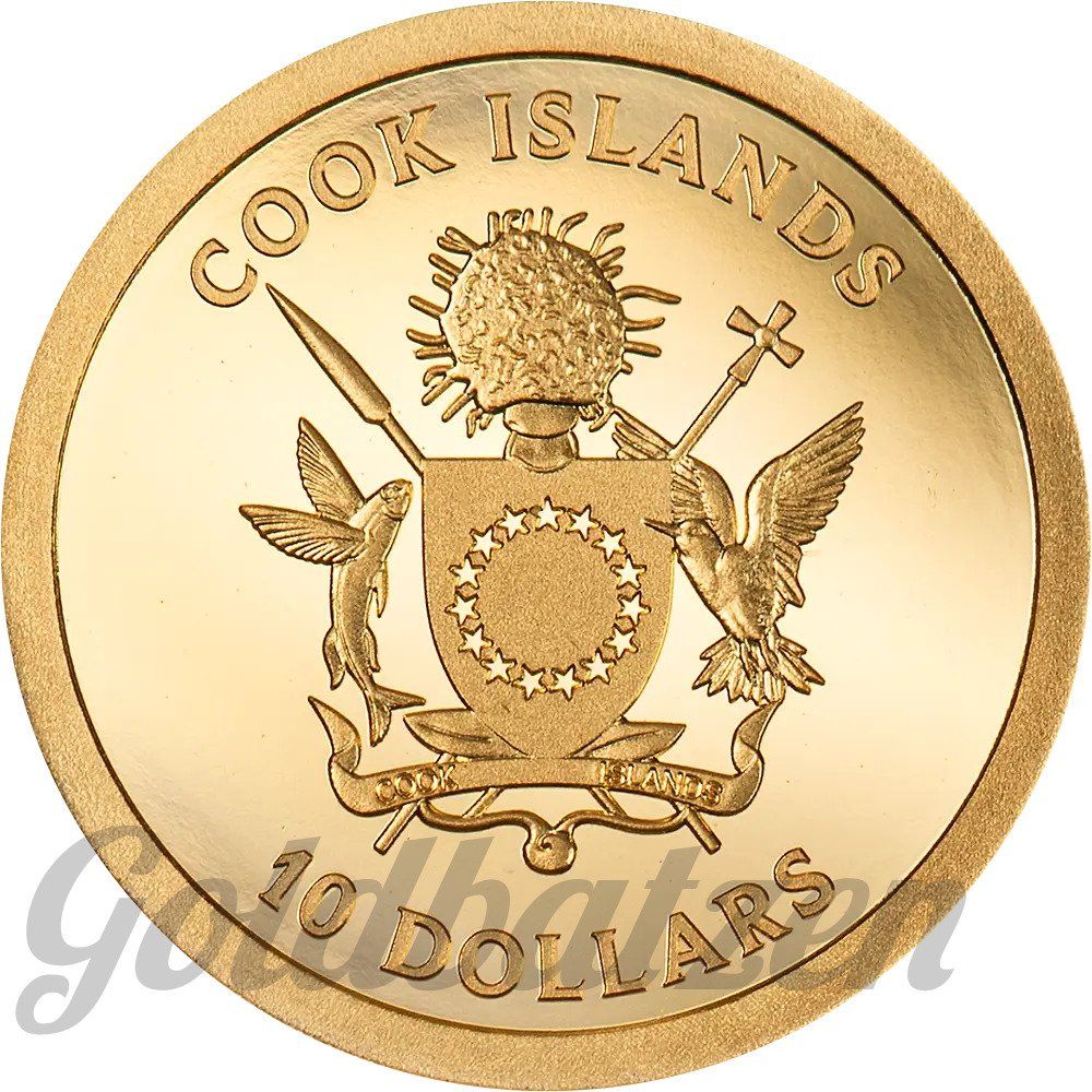 Tutti le monete: Cook Islands Four Leaf Clover 2026 – Nuovo e nell'imballaggio originale da Liestal venduto da Goldbatzen 1