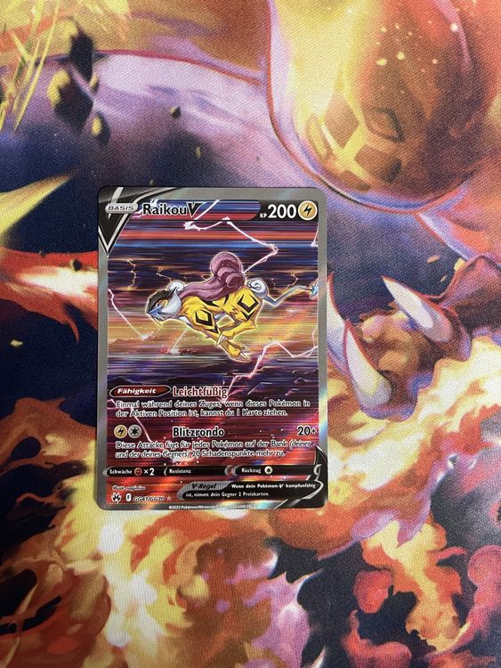 Pokémon Karte raikou v alt Art Crown zenith (Gebraucht) in Breitenbach