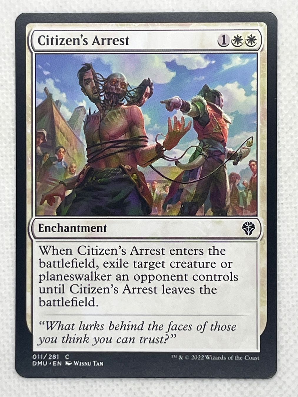 Magic The Gathering Carte collezionabili: Magic The Gathering - Citizen's Arrest - DMU – Usato da Hinterkappelen venduto da Kim1992