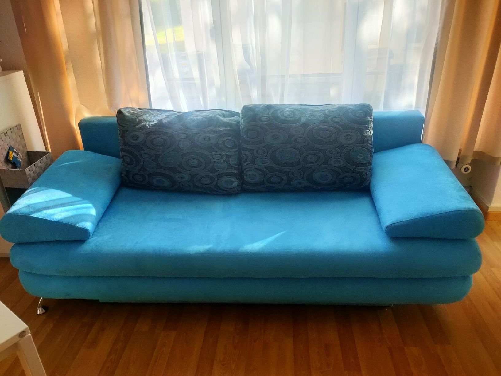 Sofas: Blue sofa comfortable for sleep – D'occasion à Zürich par mar_dl57 1