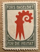 Marke / Vignette  "Für's Baselbiet", Für die Heimat