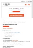 Ochsner Shoes Online – 20 % Rabatt!