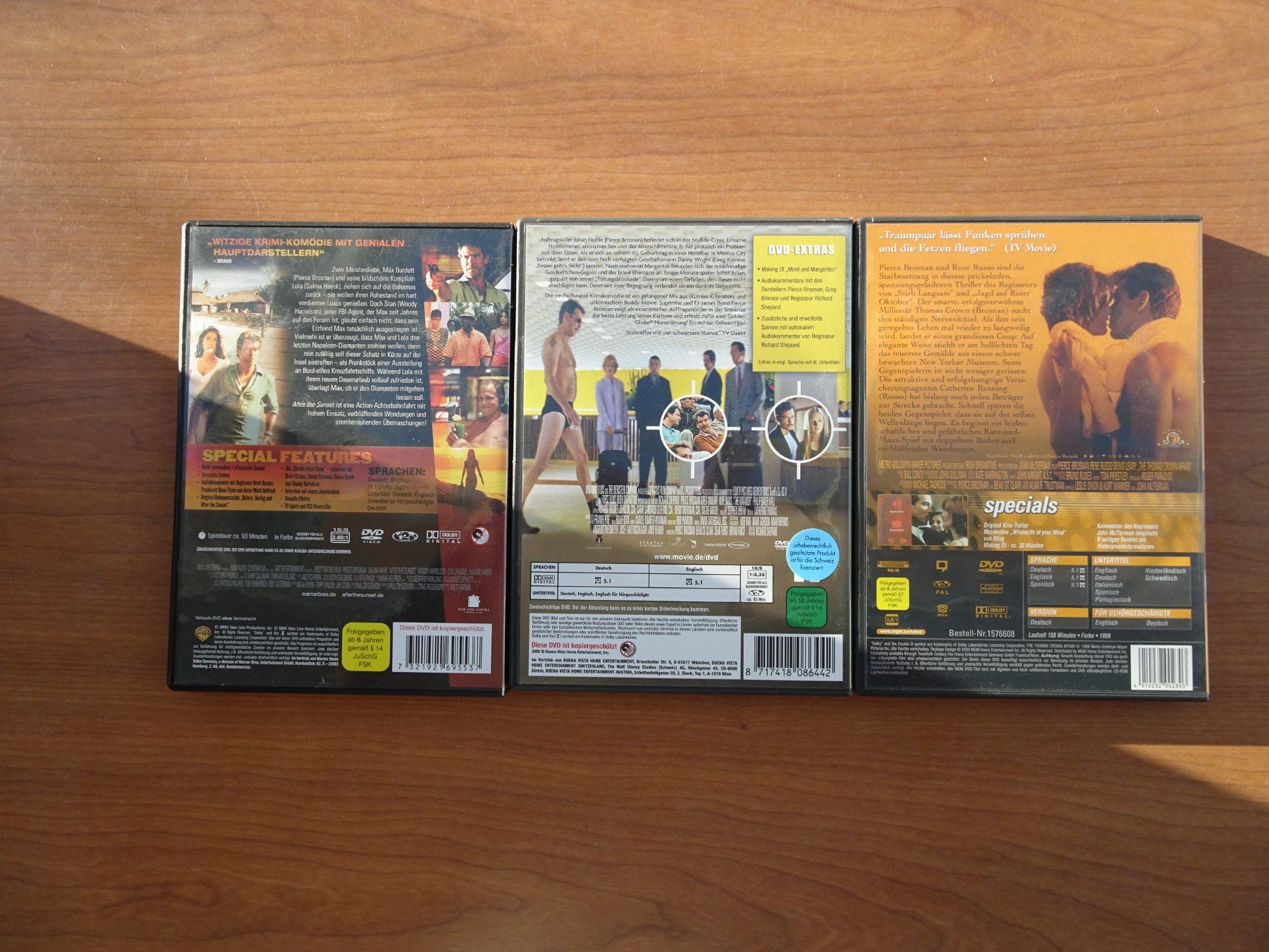 Tutti i DVDs: Pierce Brosnan Filme – Usato da Schenkon venduto da Movieplanet 1