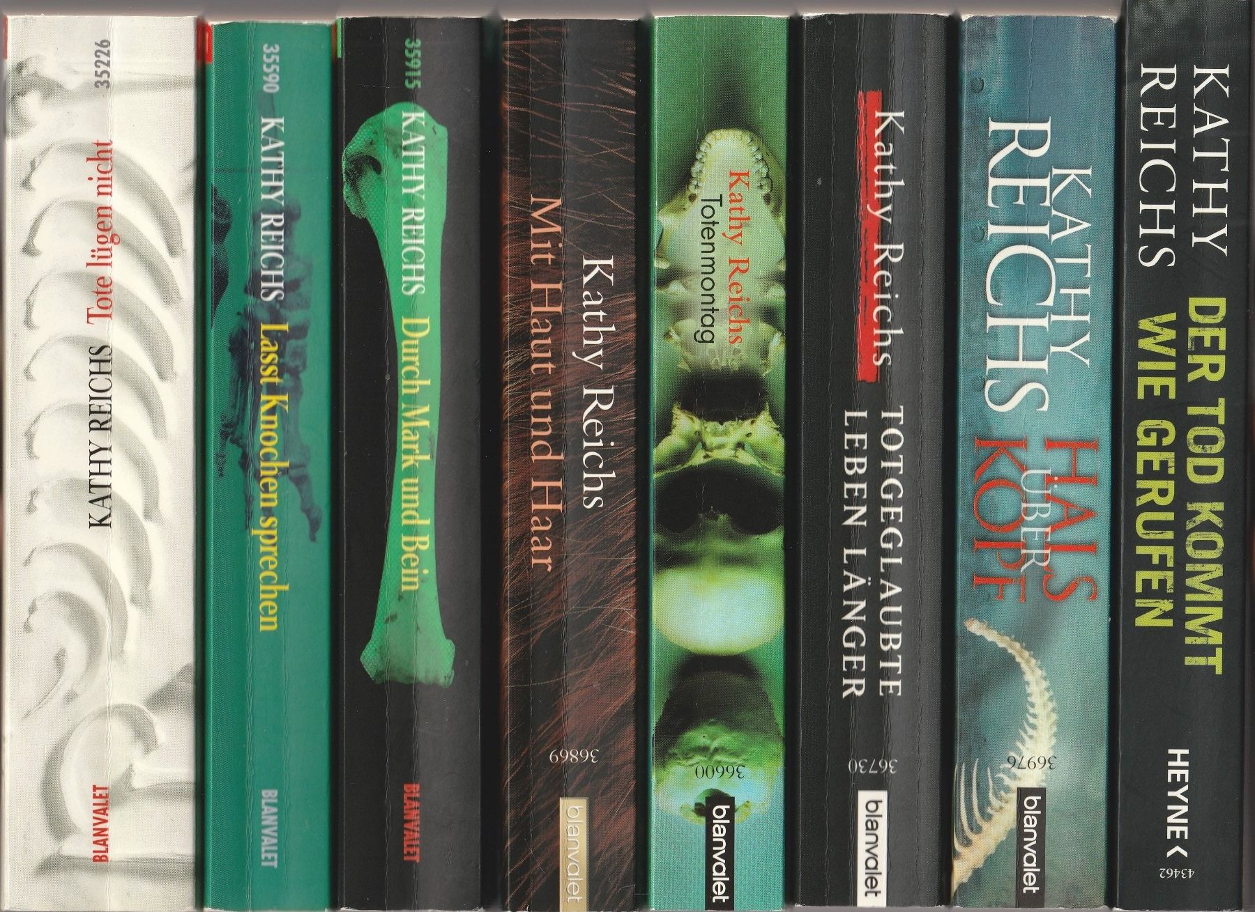 Libri: 12 x Kathy Reichs - Bones, die Knochenjägerin – Usato da Luzern venduto da Baumhuepfer01