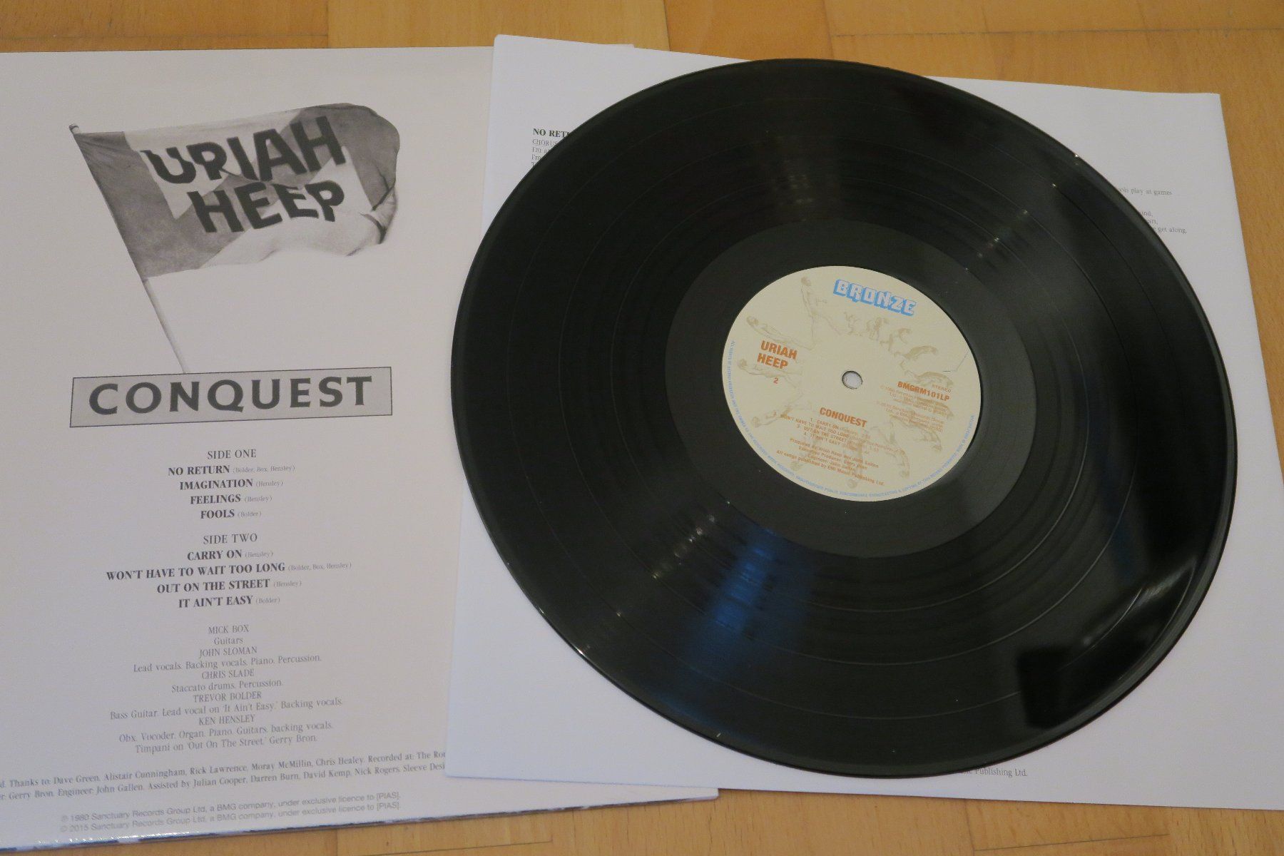Dischi in vinile: Uriah Heep – Conquest – Usato da Thun venduto da Karibu70 3