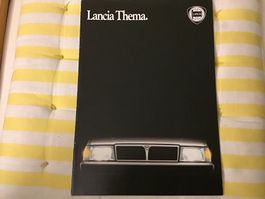 Lancia Thema Verkaufsprospekt 1985
