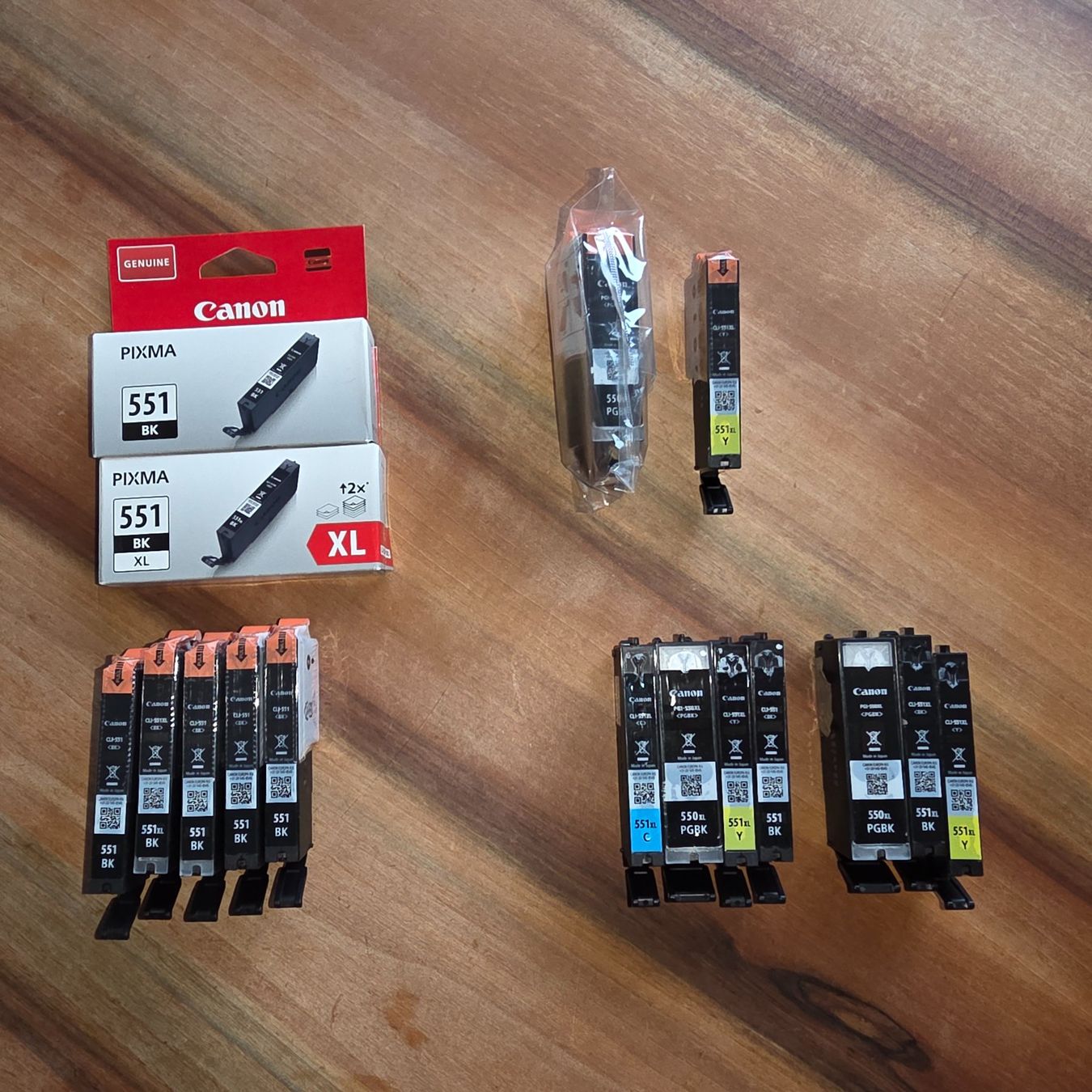 Canon Cartucce per stampanti & toner: Canon Druckpatronen Cli 550 und 551 original – Nuovo (secondo la descrizione) da Luzern venduto da Cado12
