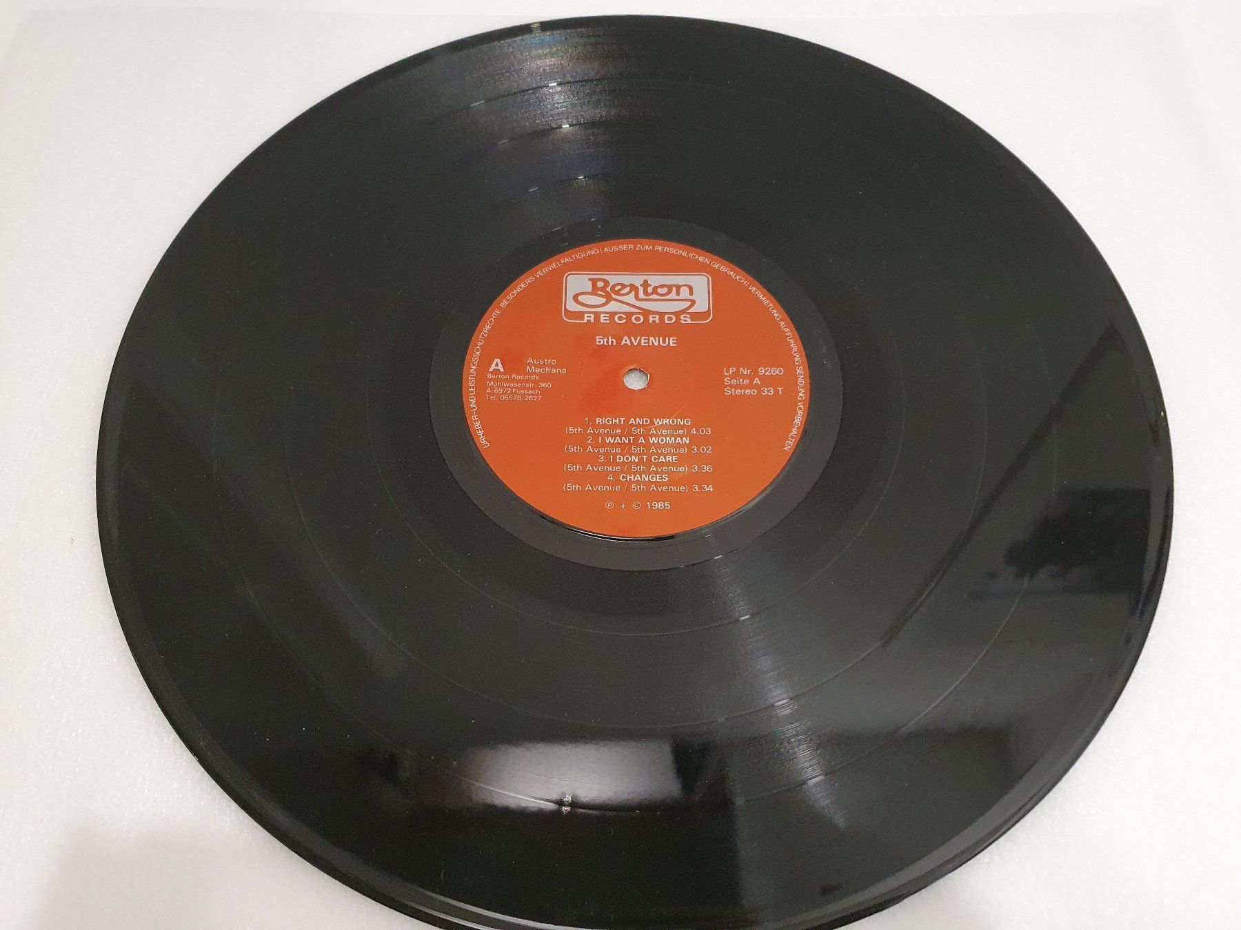 Dischi in vinile: 5th Avenue - 5th Avenue – Usato da Uster venduto da Vinyl-Leidenschaft 2