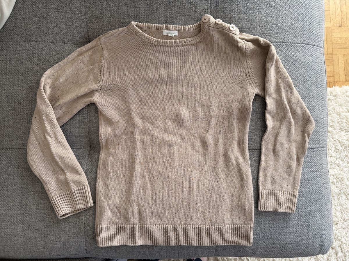 Pullover & Sweatshirts: Strickpullover hellbraun vertbaudet Gr. 140 (entspricht 134) – Gebraucht aus Aarau von Tam6